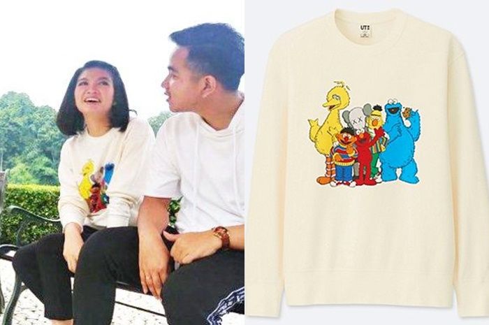 Selvi Ananda kenakan sweater Uniqlo Indonesia (Uniqlo)