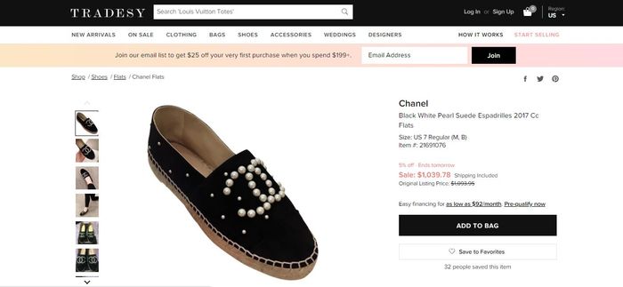 Chanel - Black White Pearl Suede Espadrilles 2017 Cc Flats