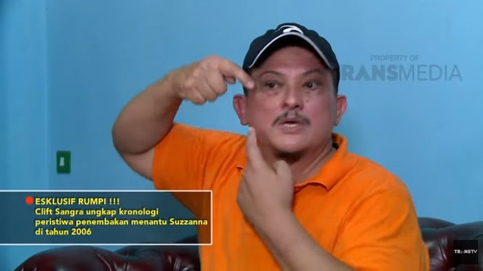 Clift Sangra cerita disayat pisau oleh anak Suzzanna