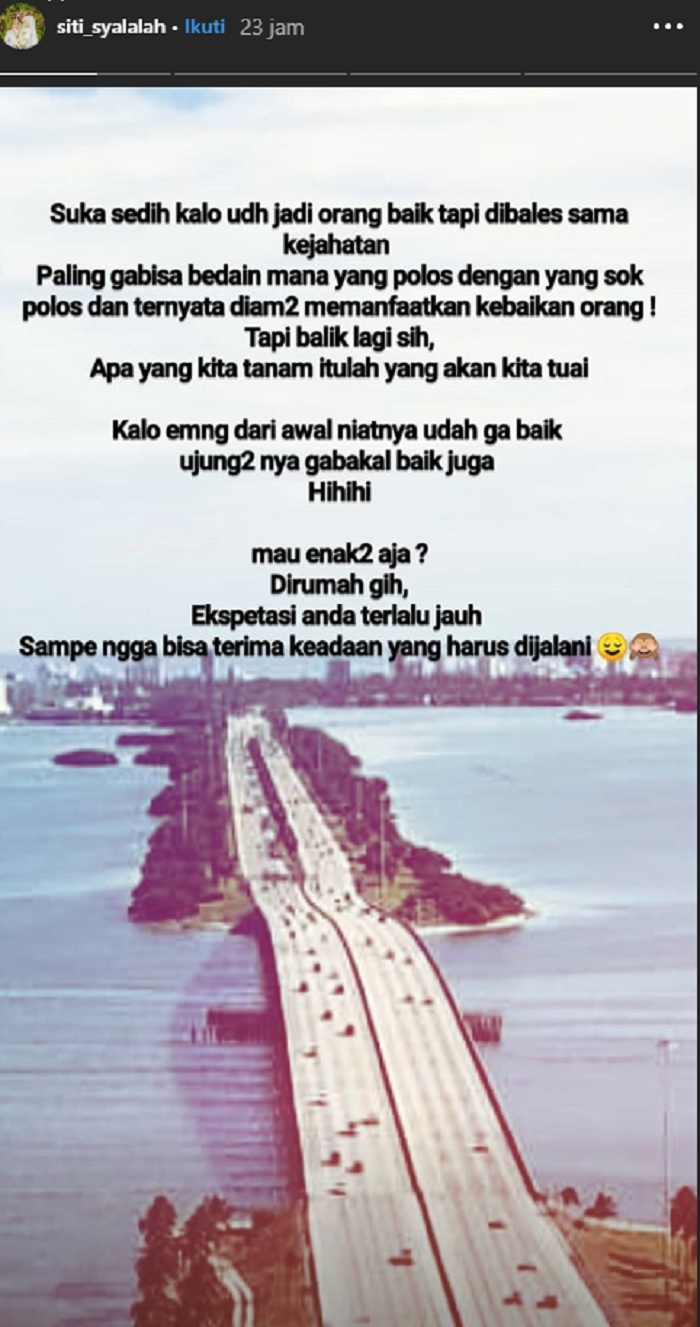 Unggahan Koneng sindir seseorang?