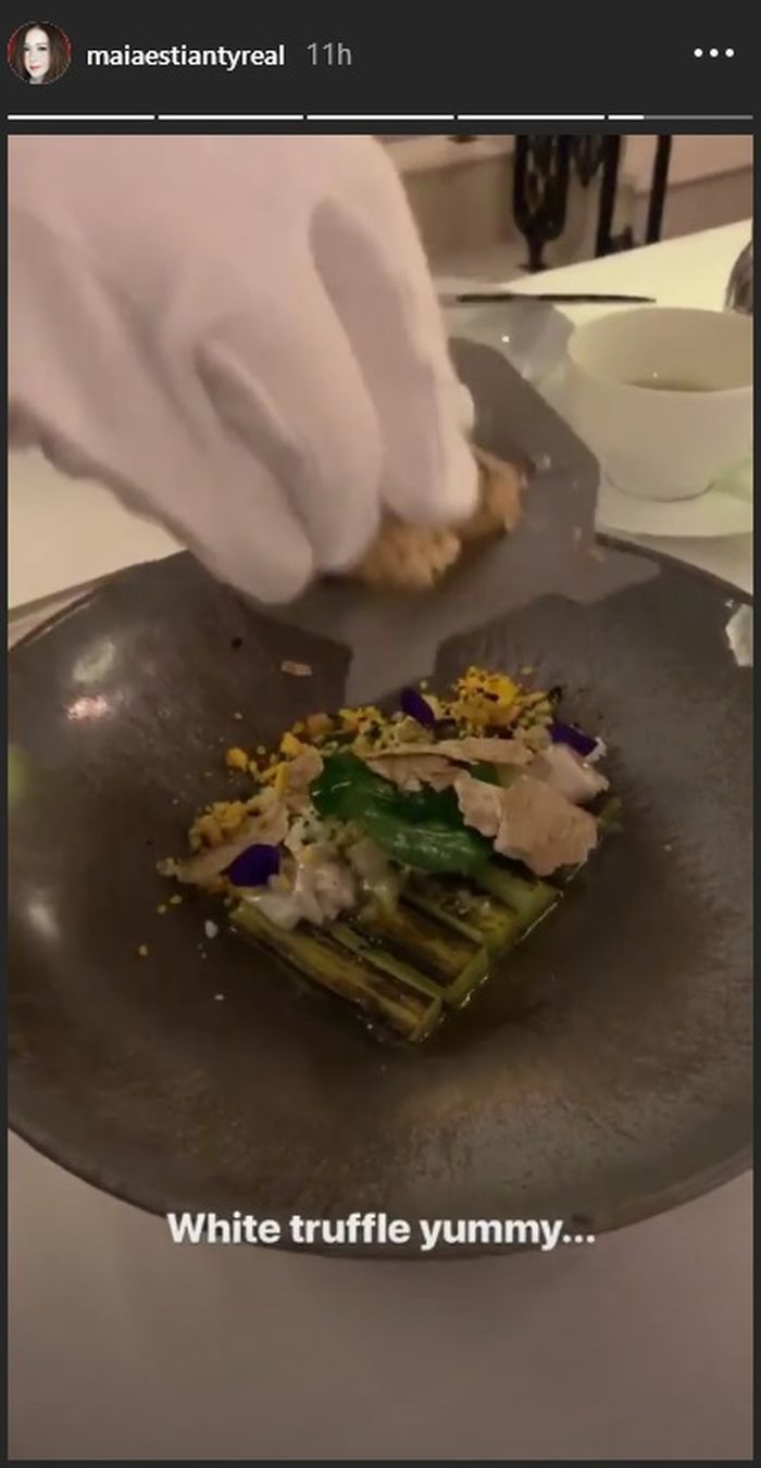 Maia Estianty hobi makan <a href='https://pontianak.tribunnews.com/tag/jamur' title='jamur'>jamur</a> white truffle