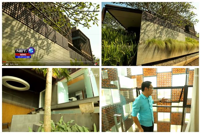 Intip Nyamannya Rumah Ridwan Kamil, Dindingnya Terbuat Dari 30 Ribu Botol Kaca Bekas