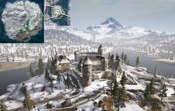 Castle di map Vikendi