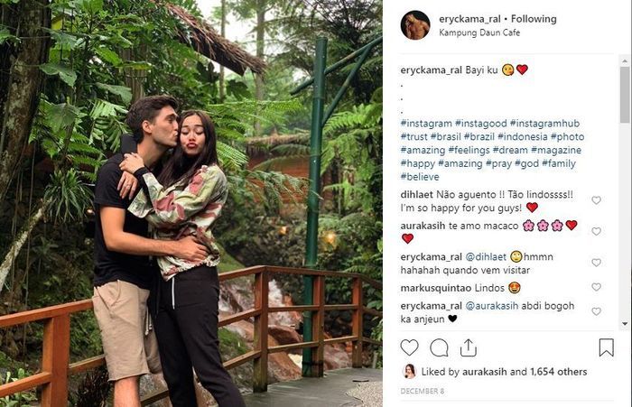 Dikabarkan Nikah Diam-diam, Bule Pacar Aura Kasih Blak-blakan: Bayi Ku