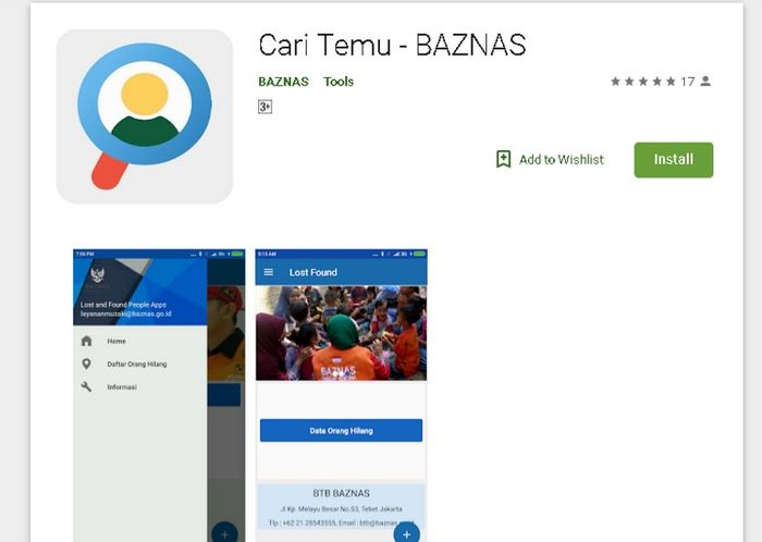 Aplikasi Cari Temu.