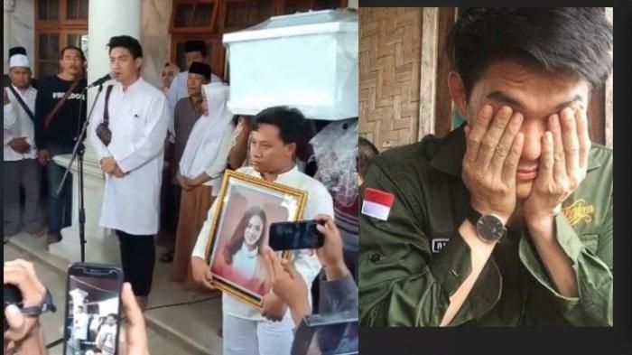 Ifan Seventeen di acara pemakaman istri