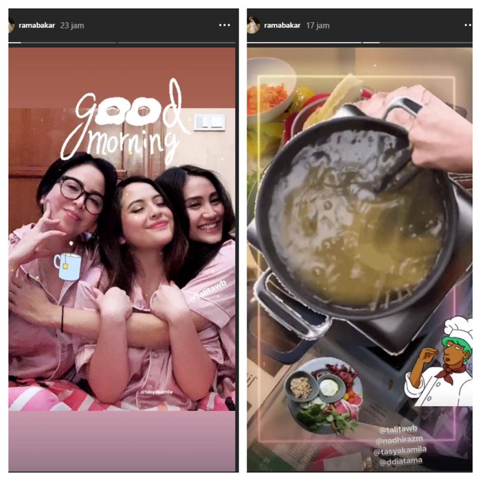 Kebersamaan Tasya Kamila dengan mertua