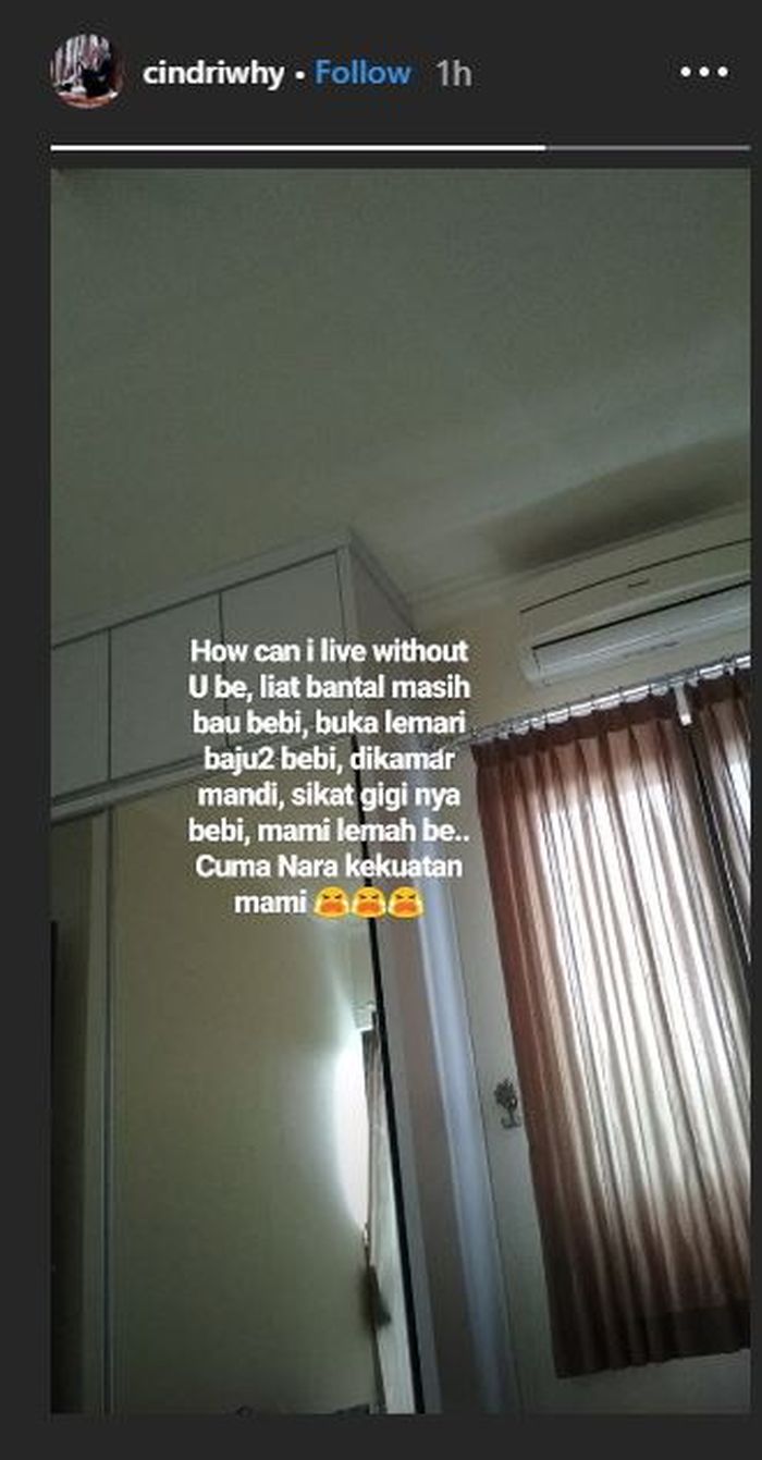 Unggahan istri Bani Seventeen/Cindri.