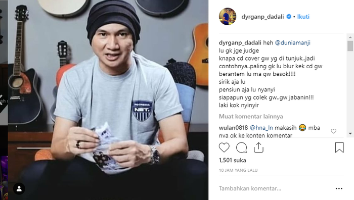 Unggahan Dyrga Dadali
