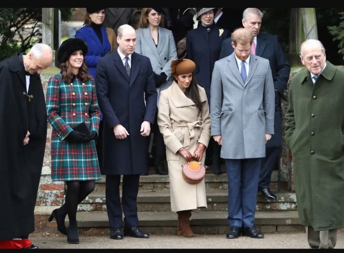 Keluarga Kerajaan Inggris di Natal tahun 2017