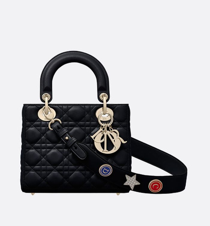 My Lady Dior Lambskin Bag Personalise Badges