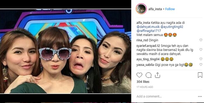 Potret Keakraban Ayu Tng Ting-Nagita Slavina Beredar