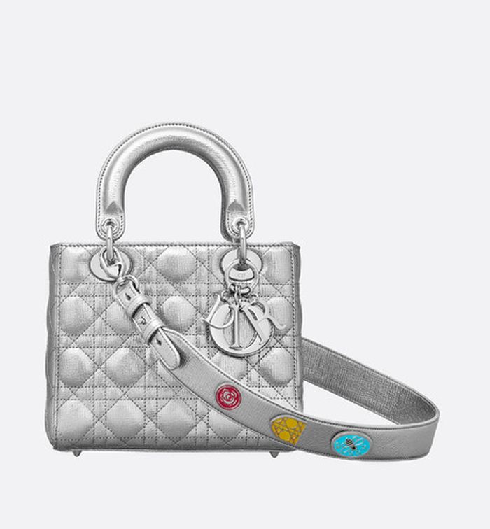 My Lady Dior Lambskin Bag dengan Personalise Badges