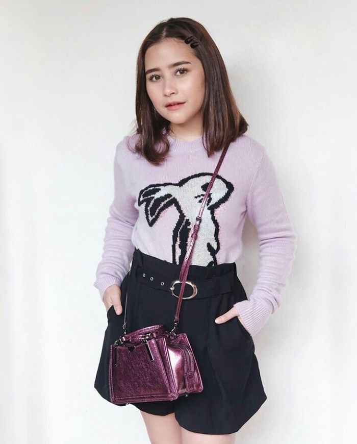 Tren Aksesori 2019 dengan Jepit Rambut 90-an ala Artis Indonesia - Prilly Latuconsina