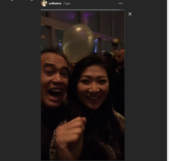 Ardi Bakrie mengatakan bahwa Theresa adalah orang ketiga
