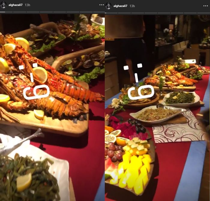 Menu dinner tahun baru Maia Estianty