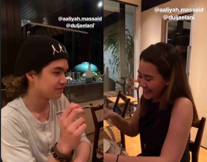 Maia Estianty menjodohkan Dul Jaelani dengan Aaliyah Massaid