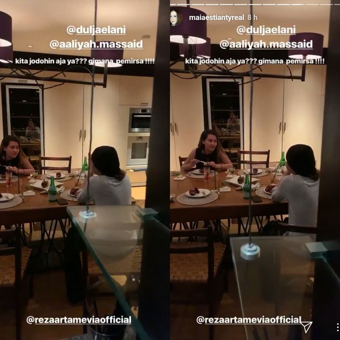 Lagi Dinner, Maia Estianty Berniat Jodohkan Dul dengan Putri Adjie Massaid, ‘Taarufnya Digelar Besok’