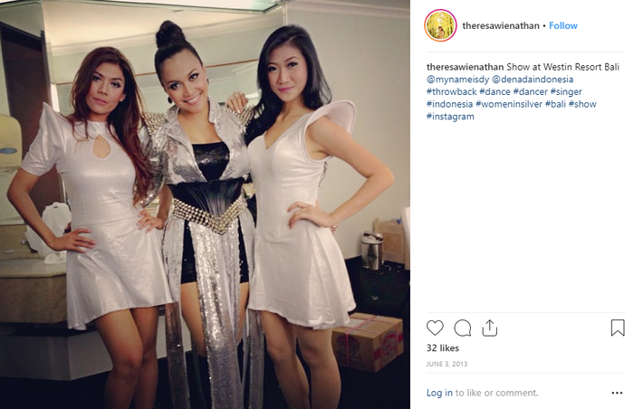 Theresa Wienathan pernah jadi dancer