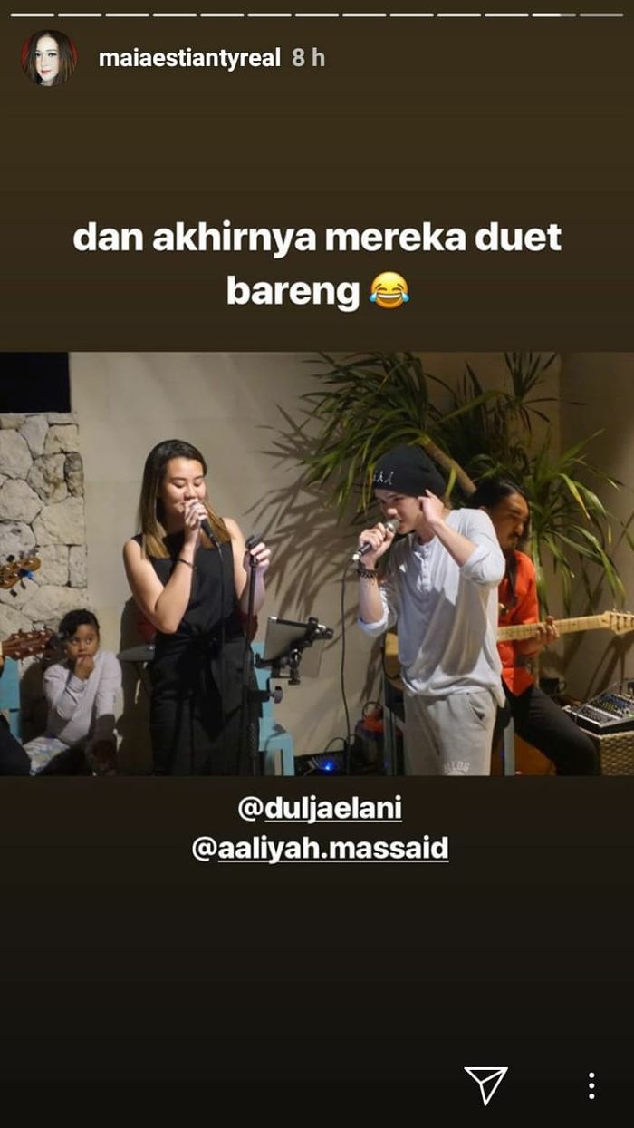 Lagi Dinner, Maia Estianty Berniat Jodohkan Dul dengan Putri Adjie Massaid, ‘Taarufnya Digelar Besok’