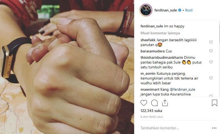 Sule Akhirnya Buka Suara Tentang Tangan Wanita yang Diunggah dalam Instagram: Inysa Allah Shalilah