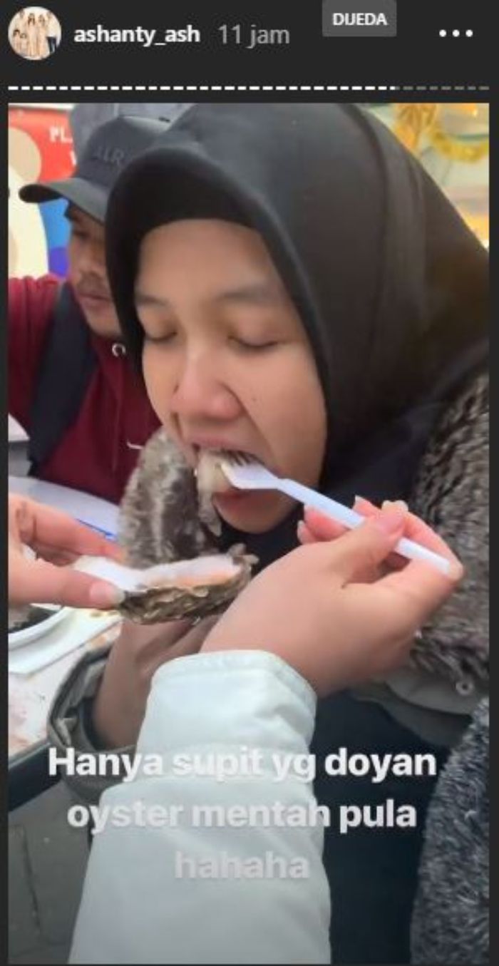 Unggahan insta story Ashanty