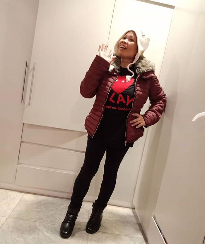 OOTD Suwarsiha, suster <a href='https://pontianak.tribunnews.com/tag/ashanty' title='Ashanty'>Ashanty</a>