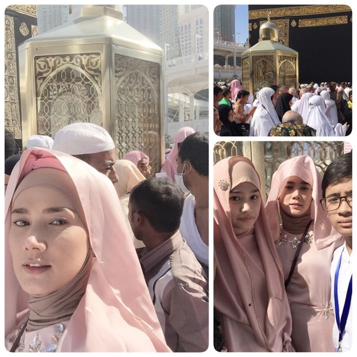 Adu Gaya Maia Estianty VS Mulan Jameela Saat Ibadah Umrah di Tanah Suci