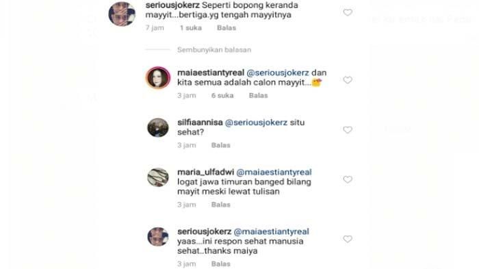 Balasan bijak Maia Estianty