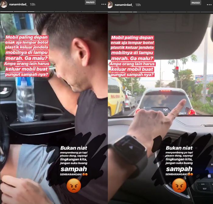 Sungguh Mulia, Inilah Respon Andrew White saat Lihat Mobil di Depannya Buang Sampah Sembarangan