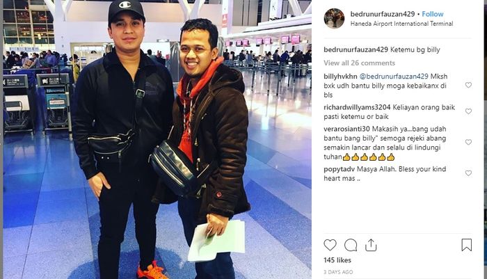 Sosok Penolong Billy - Billy Syahputra Kehabisan Uang di Jepang