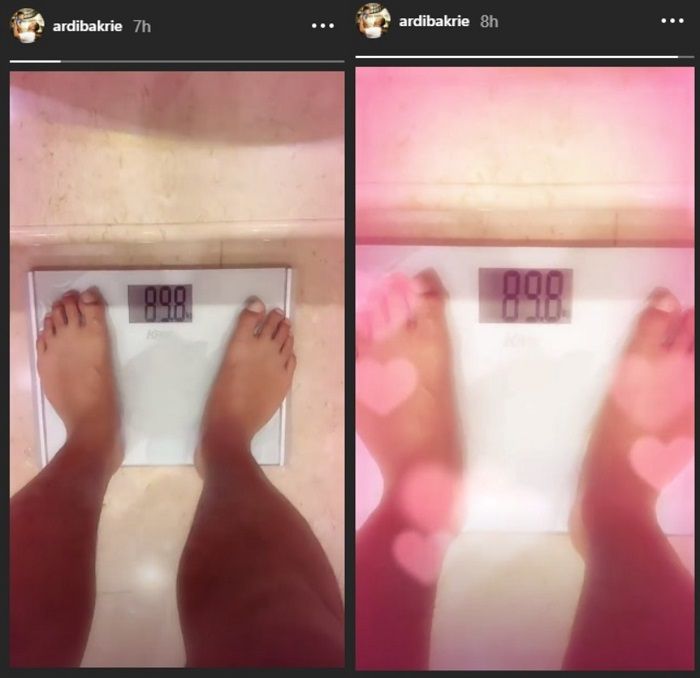 Berat badan Ardi Bakrie. Nggak Mau Kalah dari Nia Ramadhani, Ardi Bakrie Juga Perhatikan Berat Badan Agar Selalu Ideal