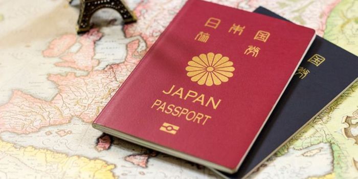 ILUSTRASI - paspor Jepang