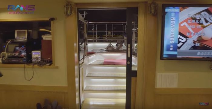 Salah satu sudut di kapal mewah yang disewa Raffi Ahmad dan Nagita Slavina di Tokyo