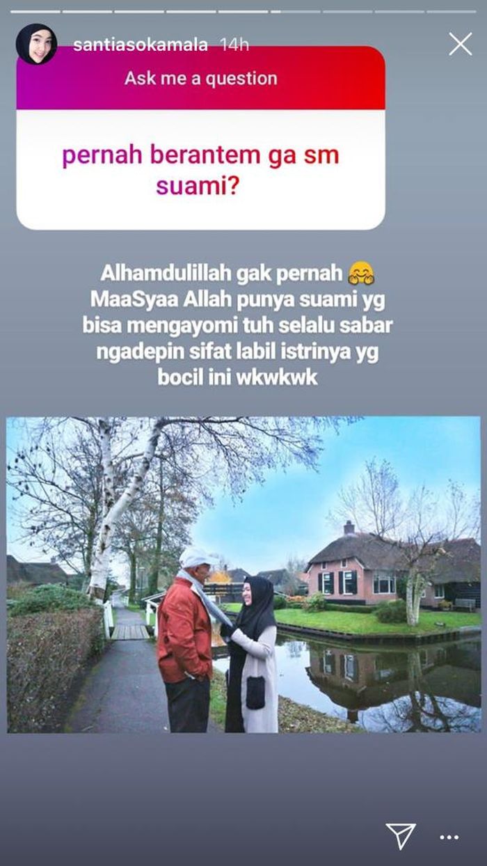 Mark Sungkar dan Santi