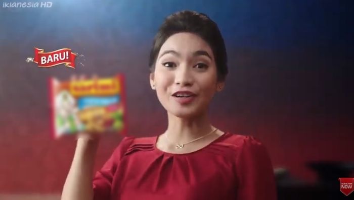 Tiara Permata sebagai bintang iklan