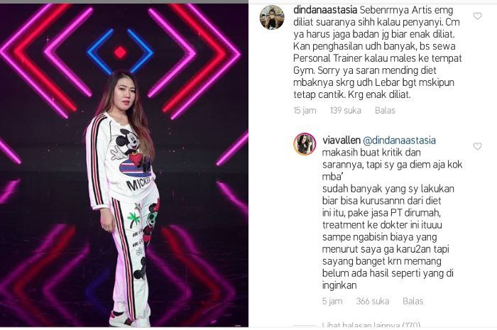 Postur Tubuhnya Dikritik, Via Vallen Bongkar Rahasia Dietnya Hingga Habiskan Biaya Tak Sedikit