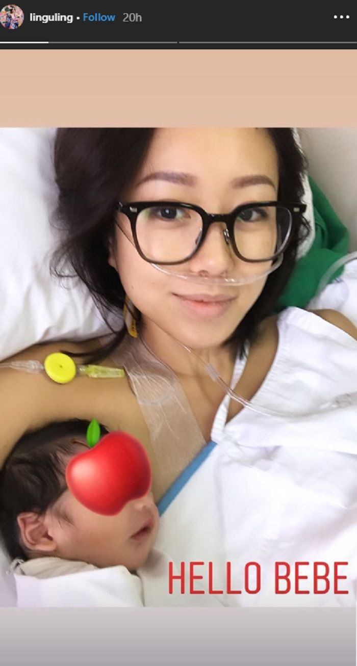 unggahan Ling Ling setelah menjadi seorang ibu