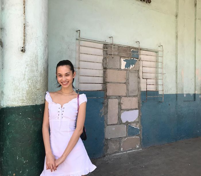 Gaya busana Kiko Mizuhara