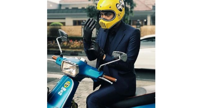 Dimas Tri Adityo penyuka vespa