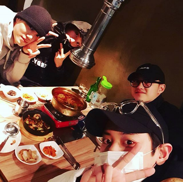 Chanyeol Rayakan ulang tahun Kai dan D.O