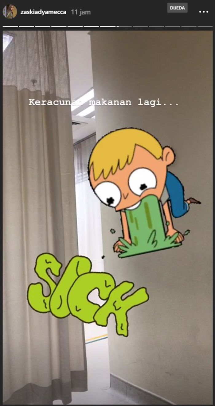 Zaskia <a href='https://pontianak.tribunnews.com/tag/mecca' title='Mecca'>Mecca</a> <a href='https://pontianak.tribunnews.com/tag/keracunan-makanan' title='keracunan makanan'>keracunan makanan</a>