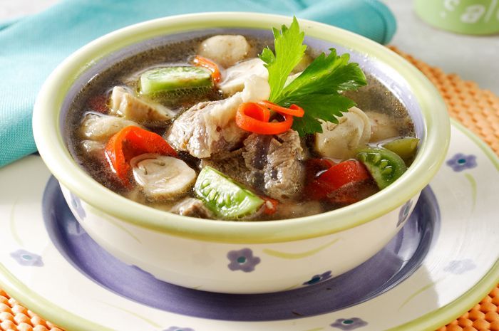 Sup Daging Tomat Jamur