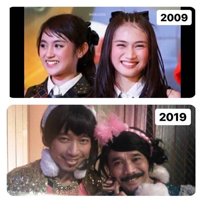 10 years challenge ala Denny Cagur dan Oppie Kumis