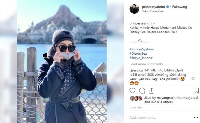 Syahrini berikan kode soal Micky dan Minnie