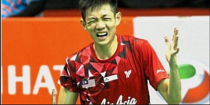 Pebulu tangkis tunggal putra Malaysia, Daren Liew, yang bertanding pada turnamen Malaysia Masters 2018.