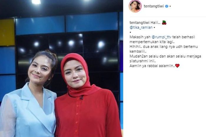 Postingan Instagram Tiwi eks T2.