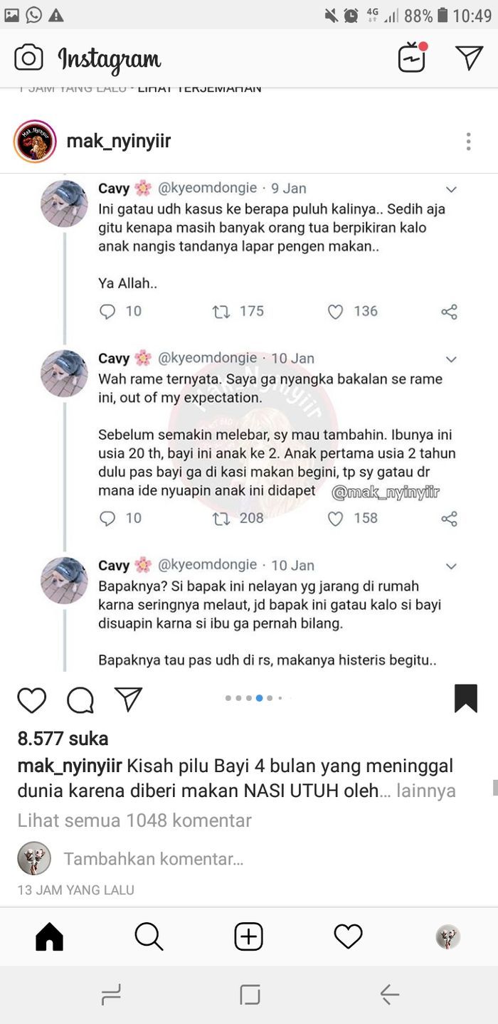 Seorang warganet cerita pengalamannya tangani bayi 4 bulan (3)