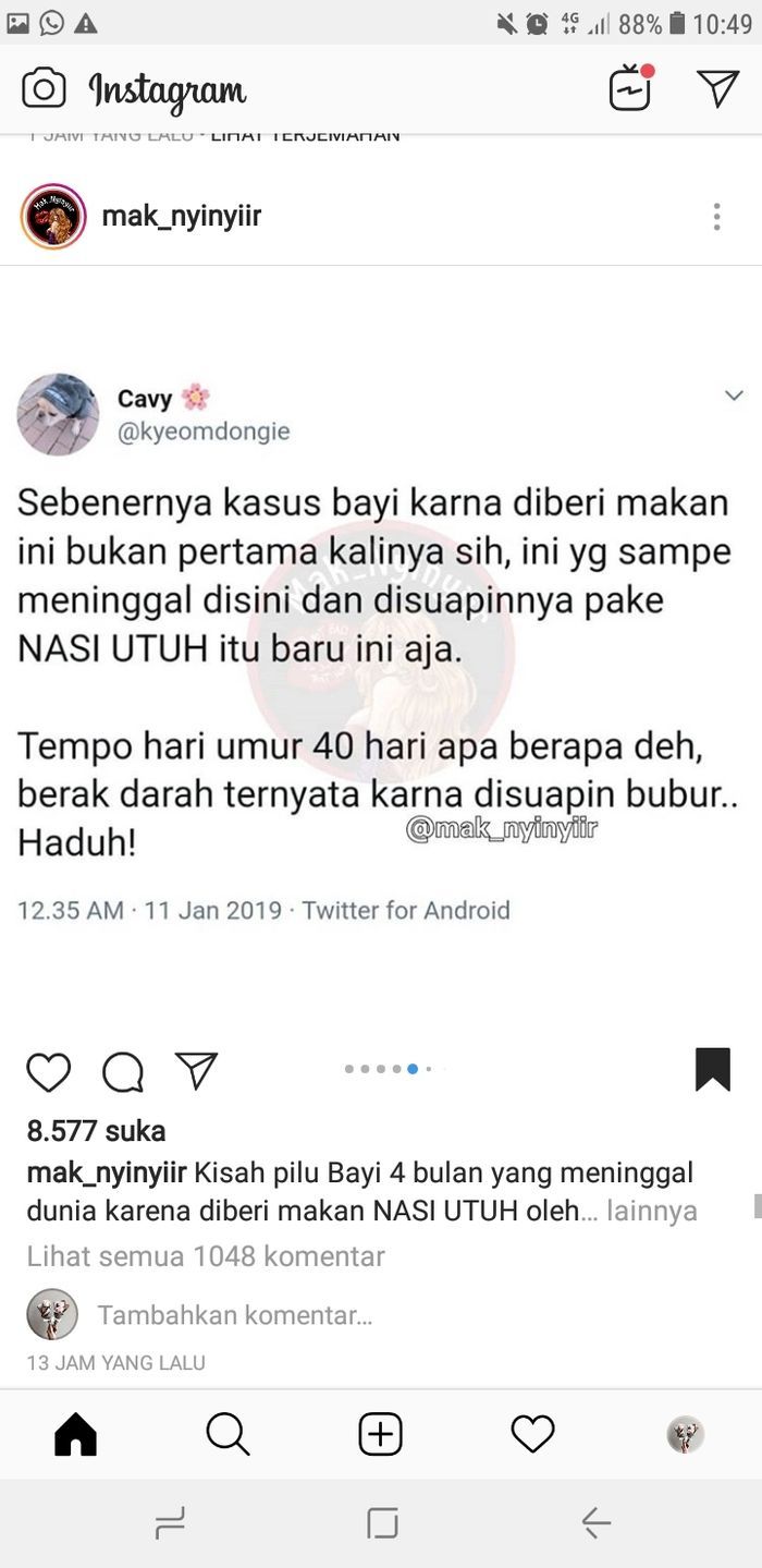 Seorang warganet cerita pengalamannya tangani bayi 4 bulan (4)
