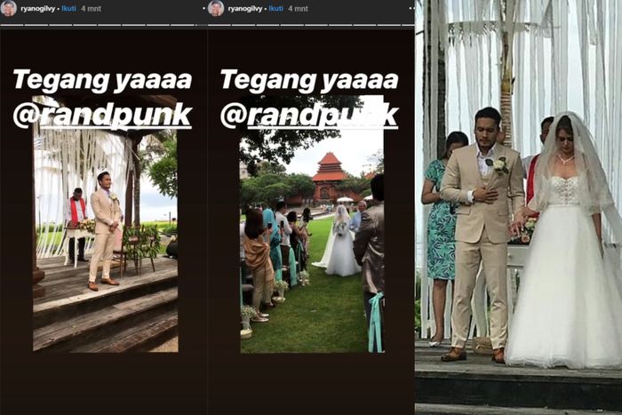 Randy Pangalila resmi menikah